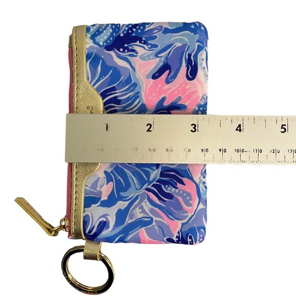 Lilly Pulitzer Pink and Blue Wallet ID Case - Picture 7 of 8